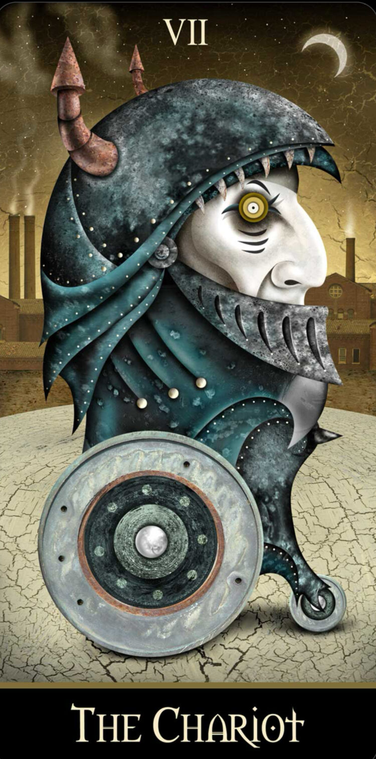 “Today’s a great day to have a spontaneous adventure.” The Chariot – Deviant Moon Tarot
