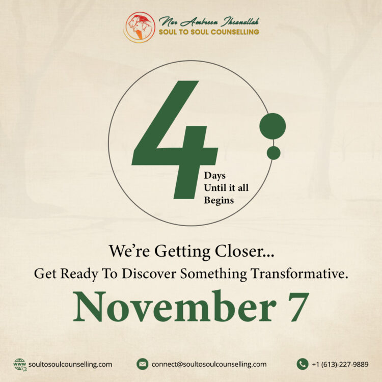 🕰️ Just 4 days until it all beginsโฆ Weโre counting down to something transformati