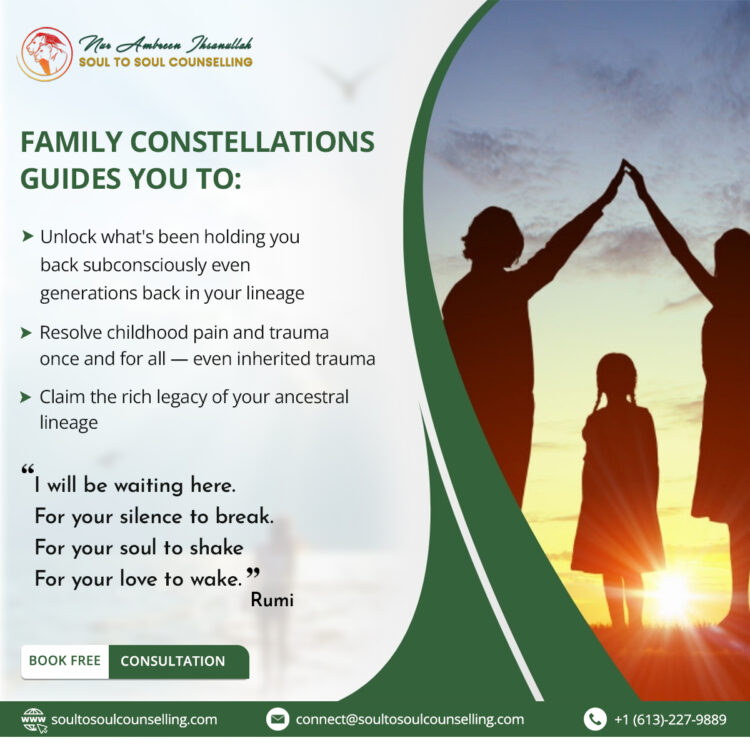 Family Constellation Therapy: Heal at a Soul Level 🌿 Discover what’s been holding you back
