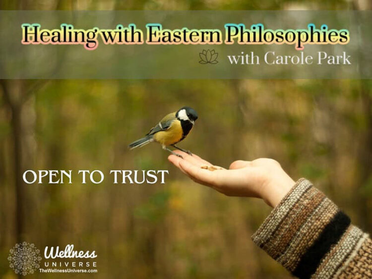 When you open to trust, a great place to start is to trust that everything comes at the perfect time