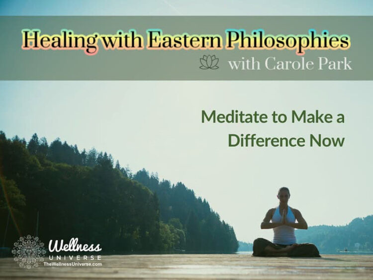 Meditation is your natural, given tool to help you regain inner balance and focus. It is the art of 