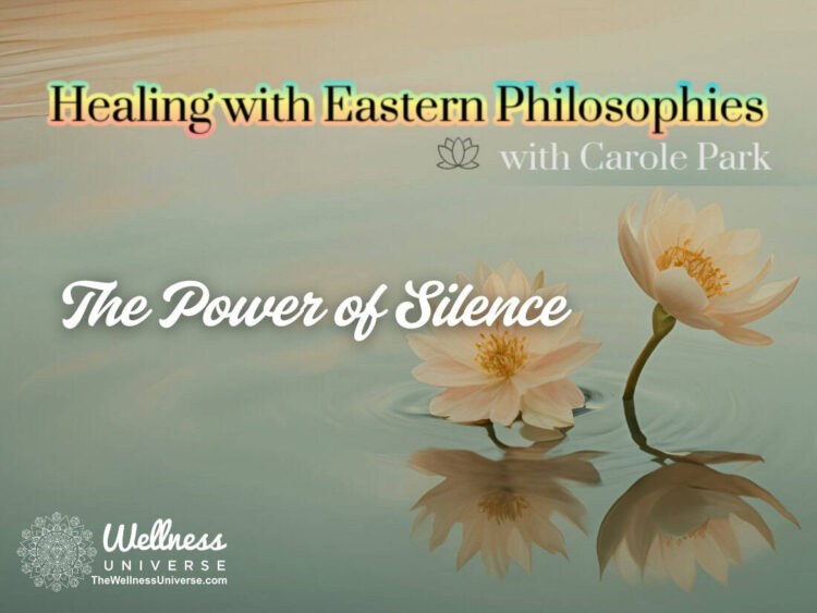 When we immerse ourselves in silence, we reconnect to our deepest, peaceful self. When we emerge our