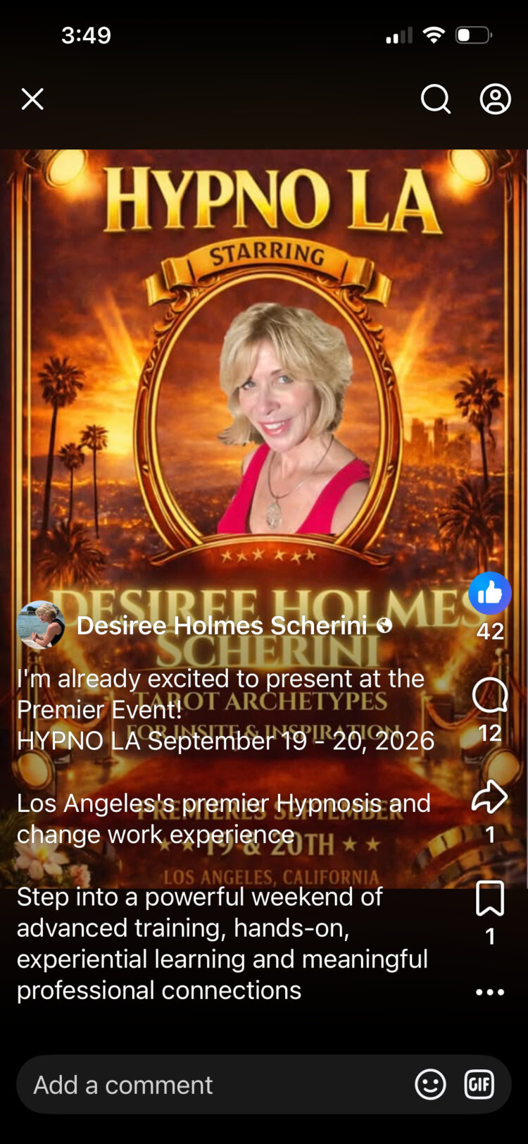 Are you a Wellness Worker in the LA Area?! Join me at HYPNO LA – SEPT 19/20 2026💫 for
