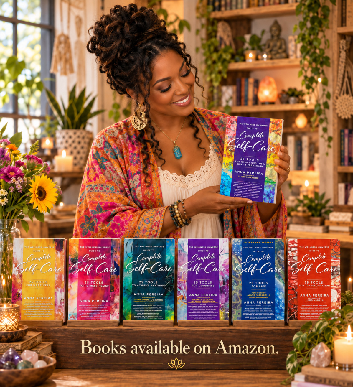 The Wellness Universe Guide to Complete Self-Care book series created and led by Anna Pereira