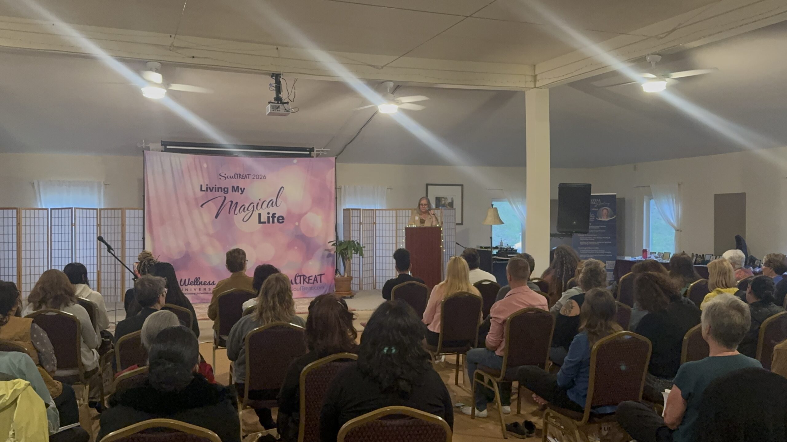 Janette speaking at SoulTreat 2026