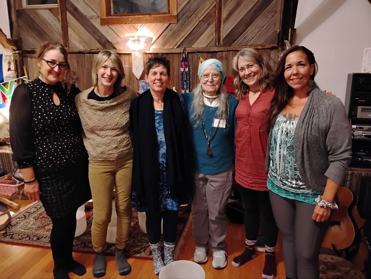 Elizabeth Kipp with the Society for Sacred Listening at The Light Center in November 2024.